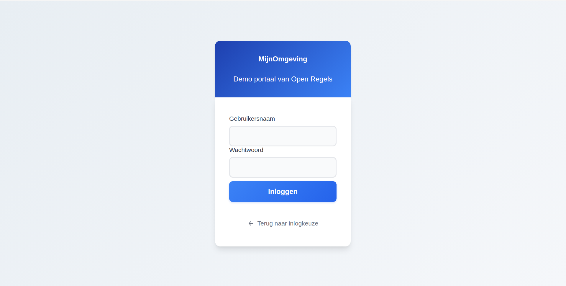 Screenshot: Keycloak Native Login — Citizen (test)
